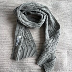 Ted Baker Caella Cable Knit Scarf Gray